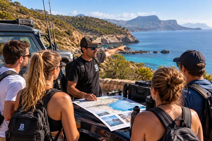 Mallorca Experiencia Privada de Costa, Pesca y Naturaleza en 4x4