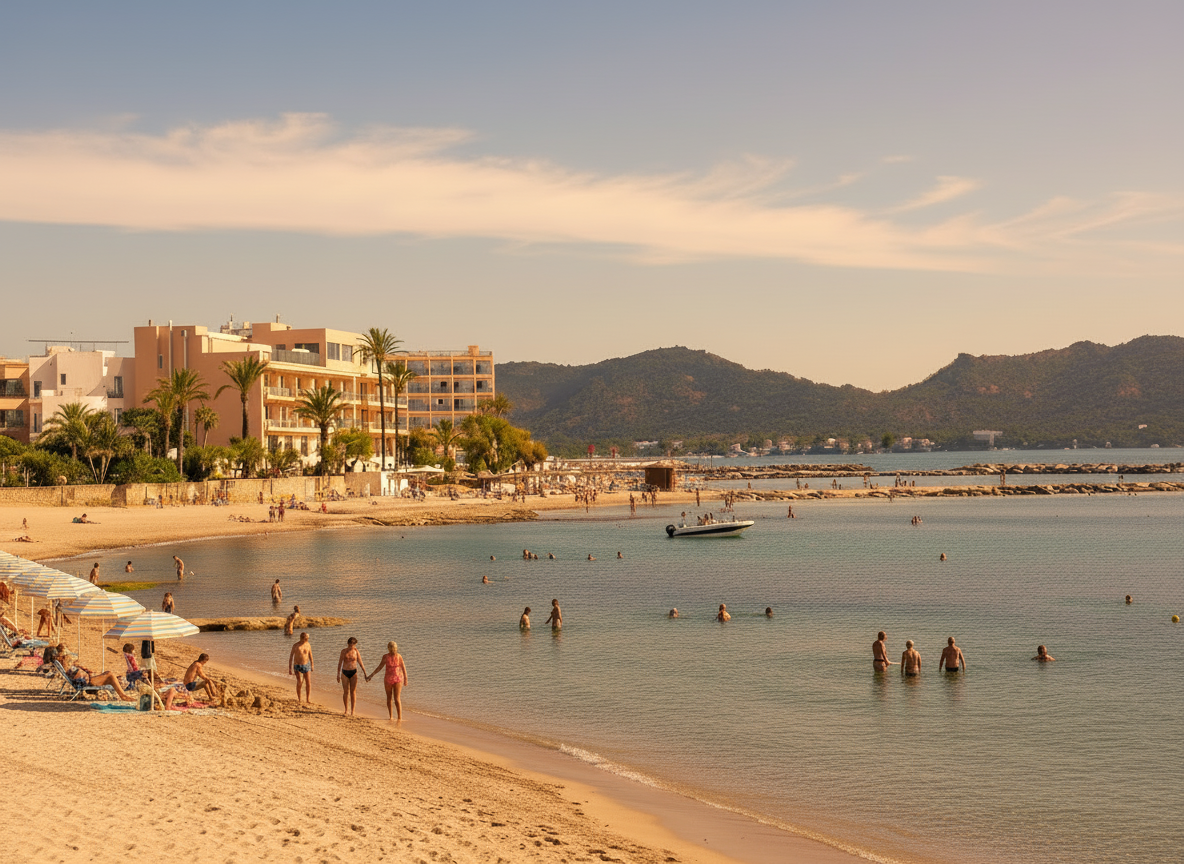 Cala Bona, beach, Mallorca, photo