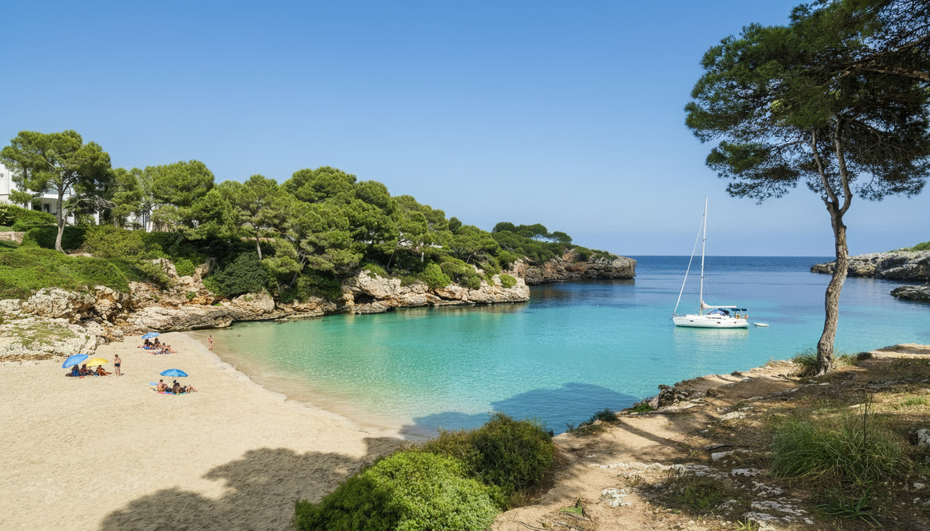 Cala D Or Beach In Santany MallorCard