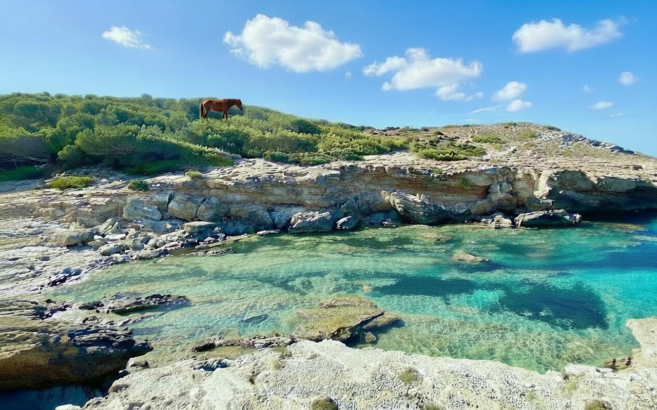 Cala Estreta, beach, Mallorca, photo