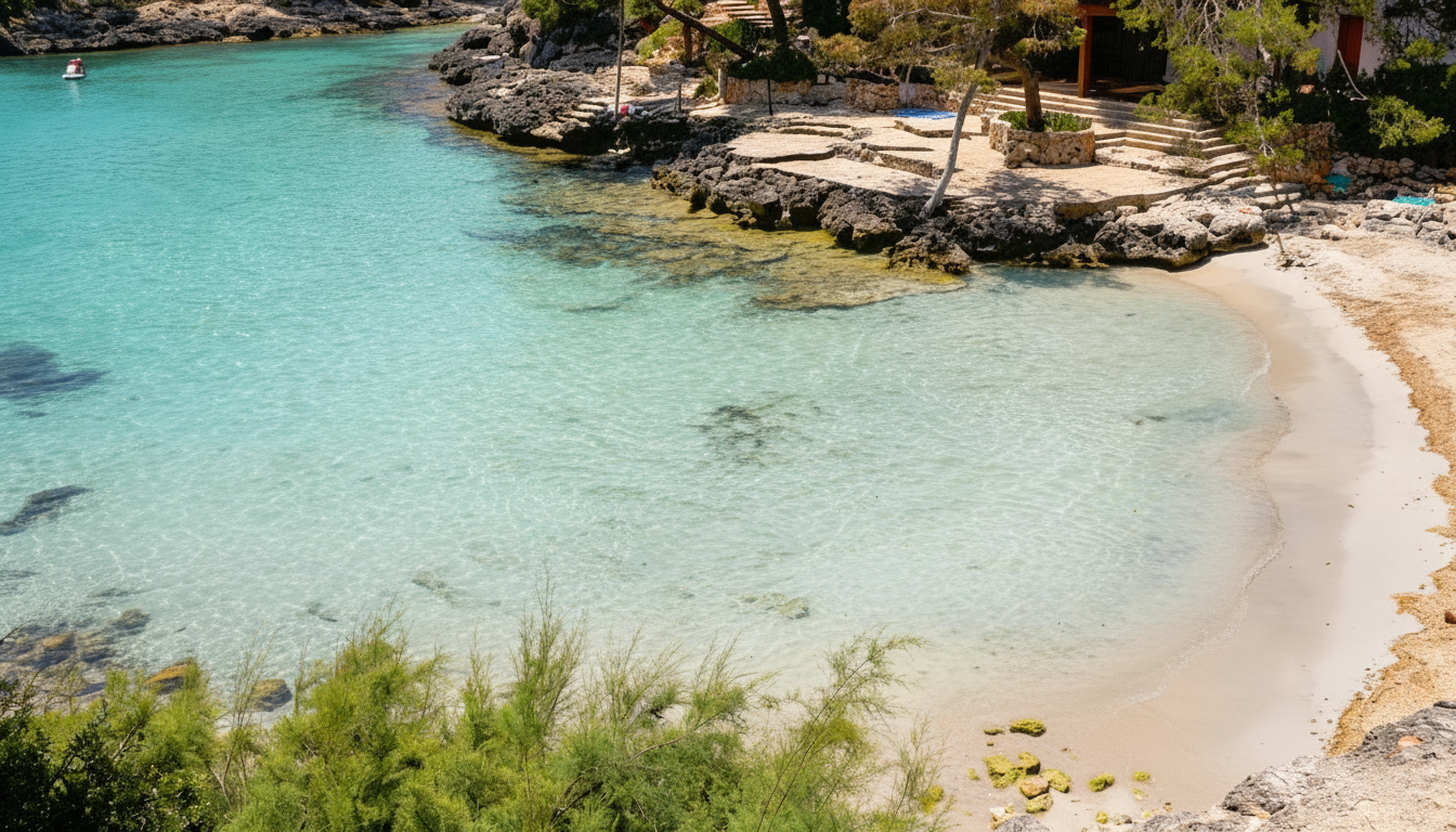 Cala Mitjana, beach, Mallorca, photo