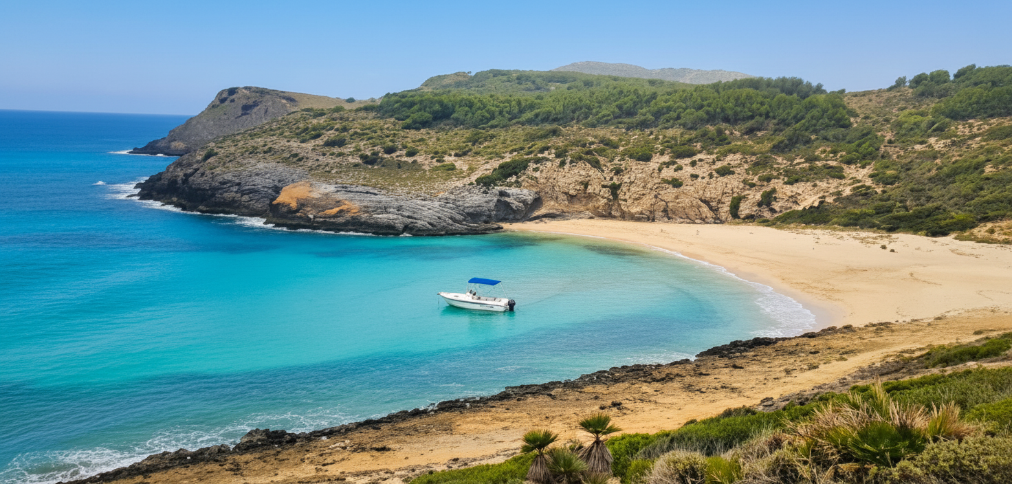 Cala Mitjana, beach, Mallorca, photo