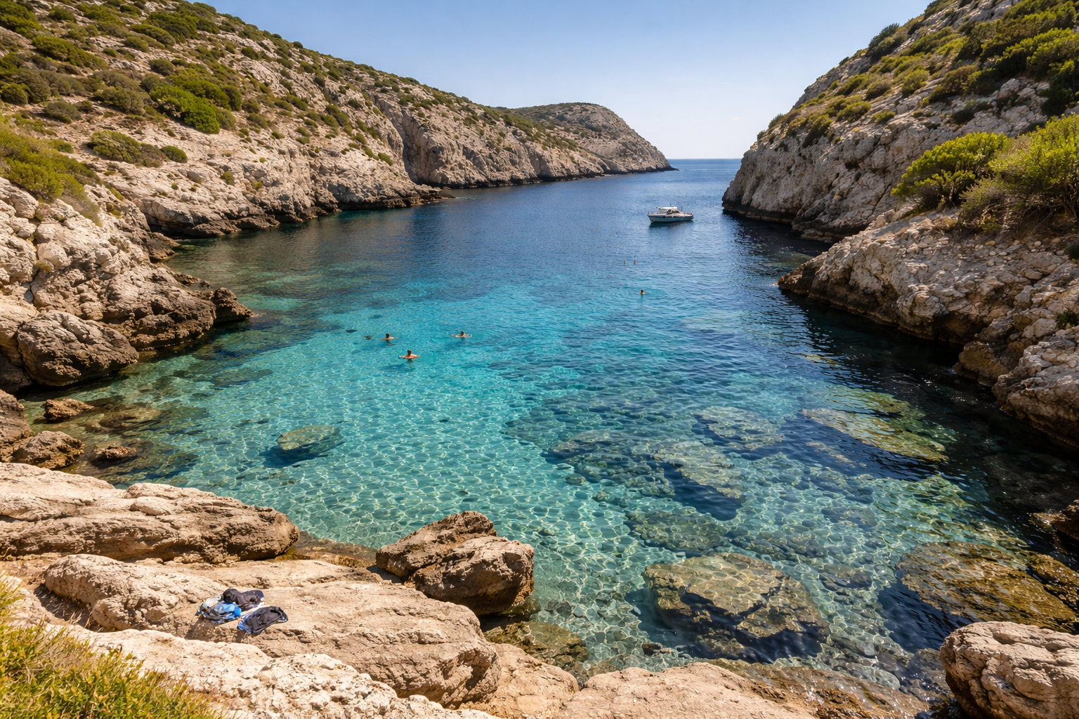 Caló d'es Macs, beach, Mallorca, photo