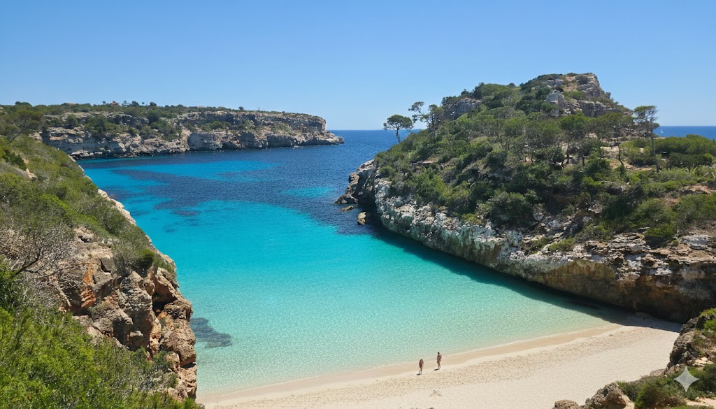 Caló d'es Moro, beach, Mallorca, photo