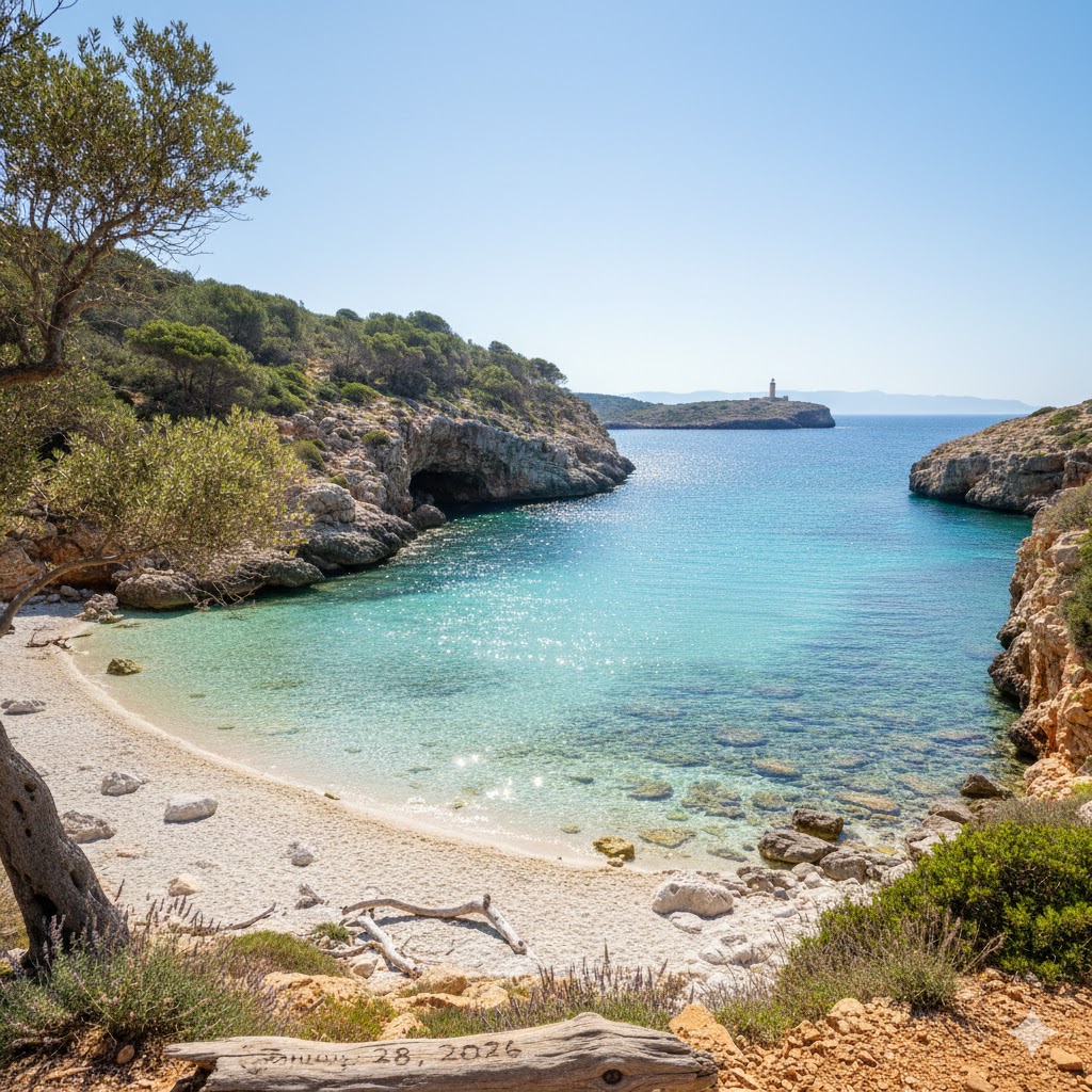 Caló d'es Palangres, beach, Mallorca, photo