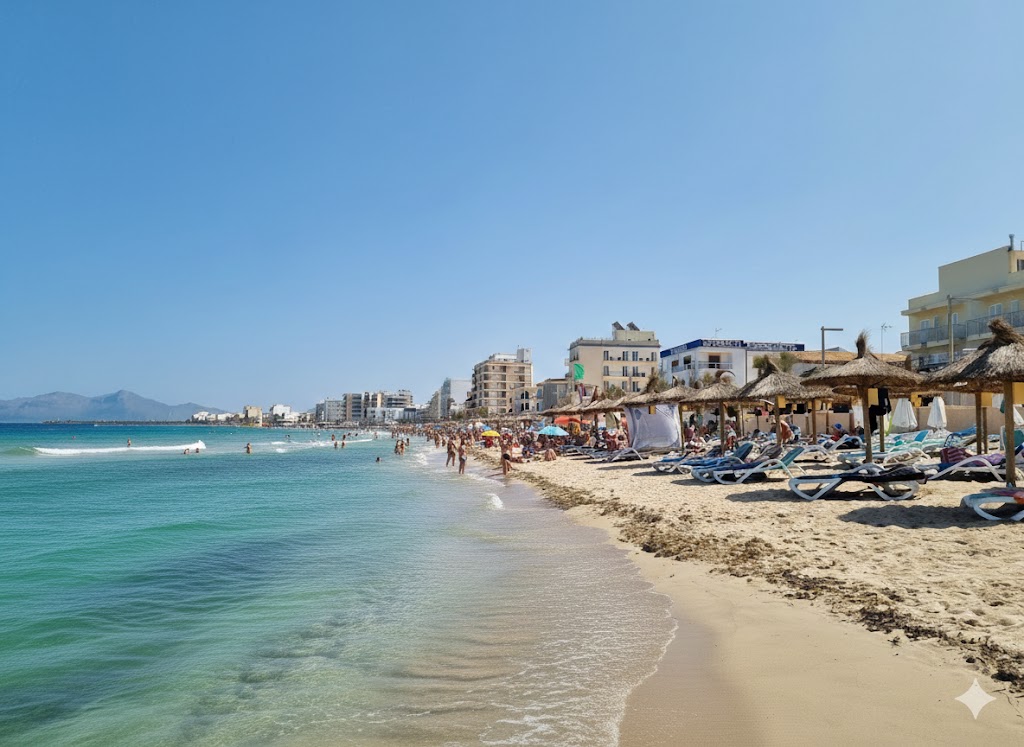 Can Picafort, beach, Mallorca, photo