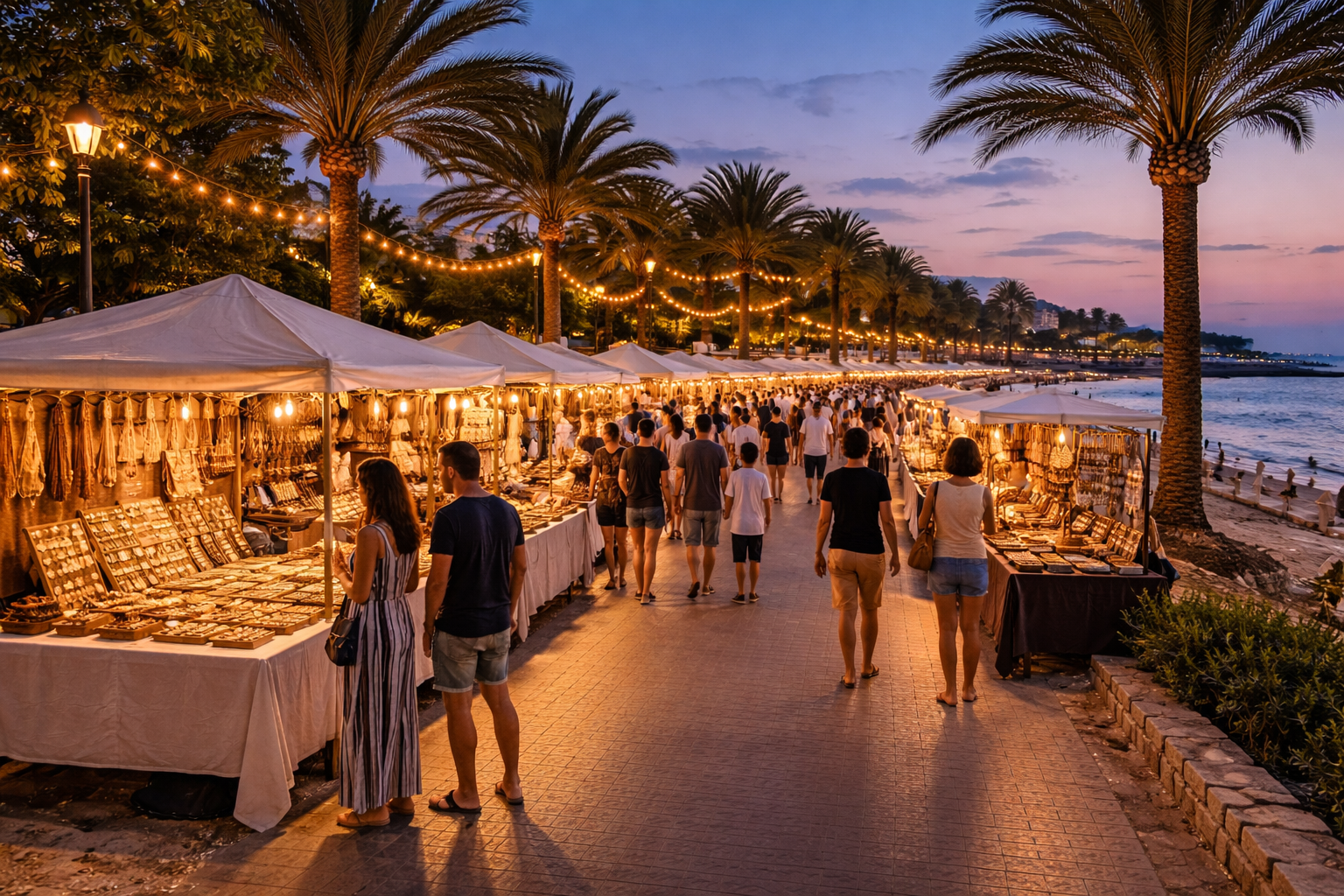 Night Market Sa Coma Mallorca, Sa Coma, Mallorca, photo