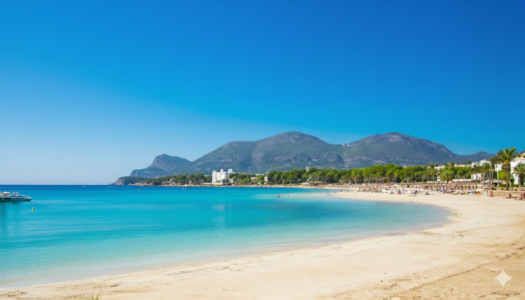 Platja d'Alcúdia, beach, Mallorca, photo