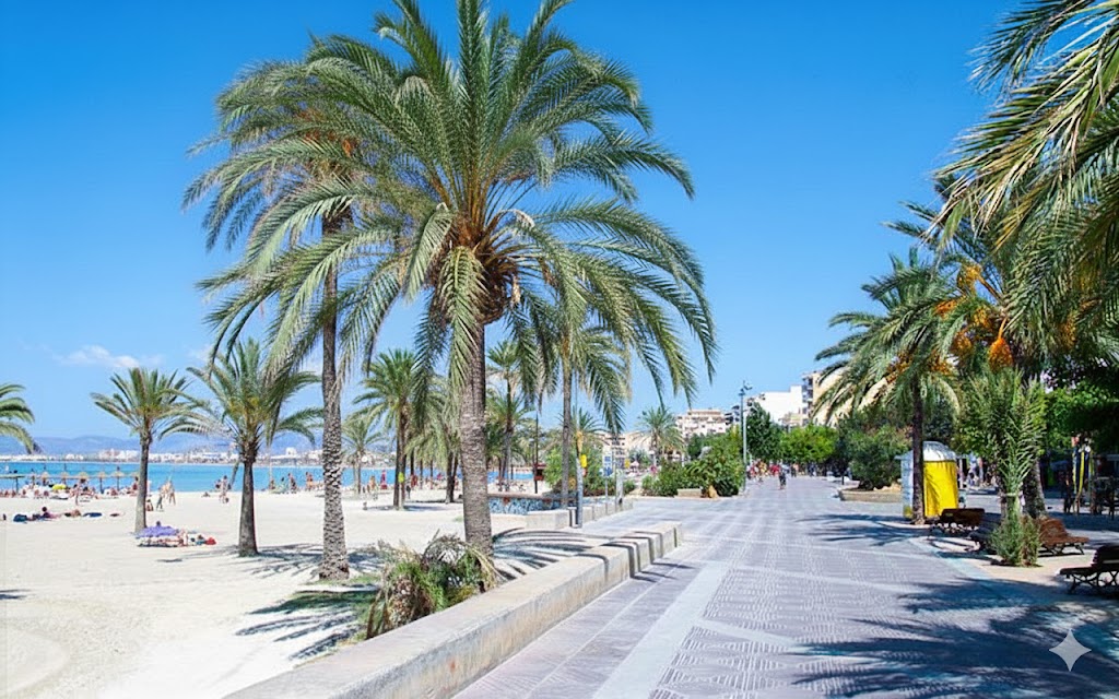 S'Arenal, beach, Mallorca, photo
