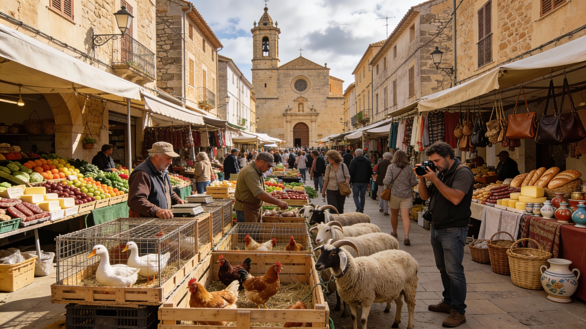 Weekly Market Sineu Mallorca, Sineu, Mallorca, photo