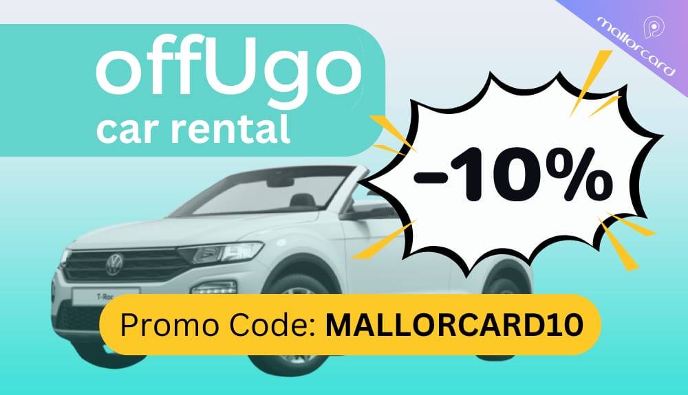 offUgo Car Rental, Transport, -10% deal, promo code MALLORCARD10, Palma de Mallorca Aeropuerto, offUgo promo code MALLORCARD10