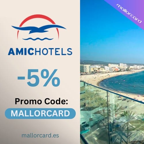 AMIC Hotels, Accommodation, -5% deal, promo code MALLORCARD, Palma de Mallorca