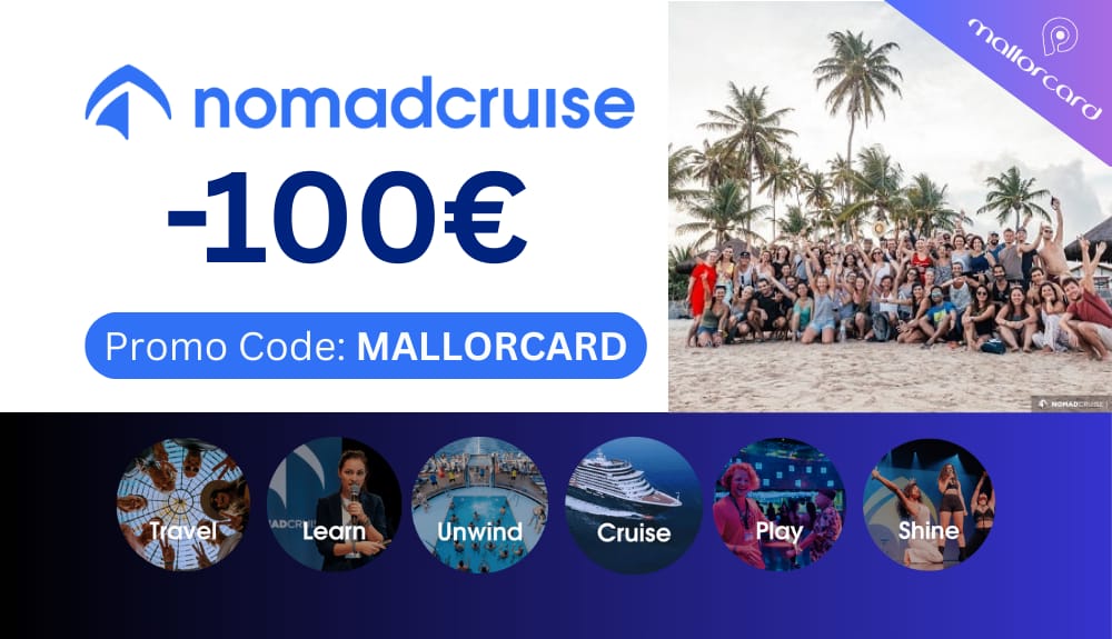 Nomad Cruise, Accommodation, -100€ deal, promo code mallorcard, Palma de Mallorca
