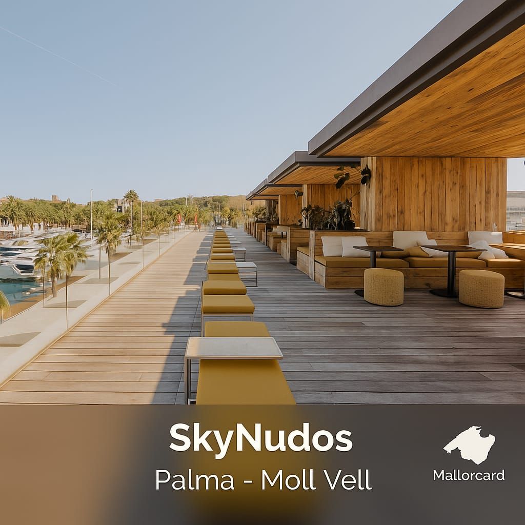 Best Rooftop Bars in Palma and Playa de Palma with Stunning Sea Views, Food & Drink, Mallorca, Sky Nudos Rooftop Bar Mallorca