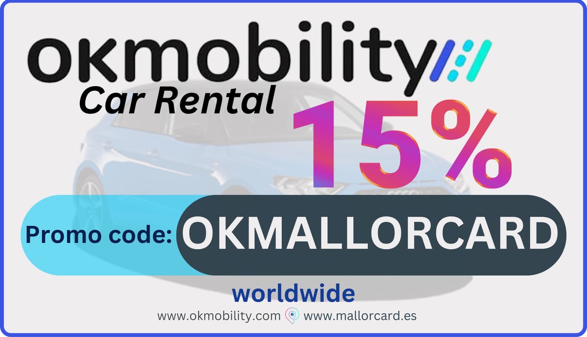 OKMOBILITY, -15% deal, promo code OKMALLORCARD