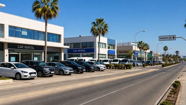 Poligono Son Oms, Compare car rental prices in Mallorca. Find the best deals on vehicles across the island and book your perfect ride with MallorCard.