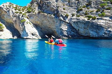 Breathtaking guided Kayak tour from Sant Elm the bay of Cala en Tió, water-activities, Sant Elm · Andratx, Mallorca, photo 1, Entrance to the cove in Tió