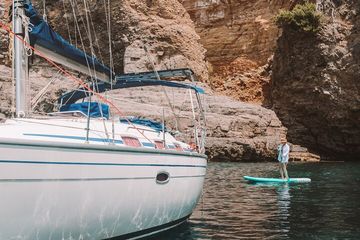 Private Sunset Sailing Tour along the North Coast, water-activities, Puerto de Sóller · Sóller, Mallorca, photo 3