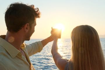 Sunset Sailing Catamaran mit BBQ entlang der Küste von Mallorca, water-activities, photo 3