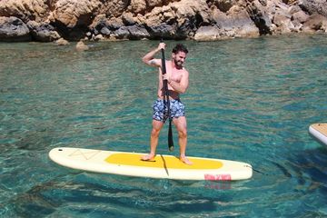 2.5 hour boat trip with snorkeling and paddle surfing in coves, water-activities, Santa Ponsa · Calvià, Mallorca, photo 1