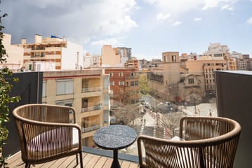 JS Palma Plaza, City Hotel, Plaça de Madrid 13, Ponent, 07011 Palma de Mallorca, photo 4, JS Palma Plaza Palma de Mallorca balcony