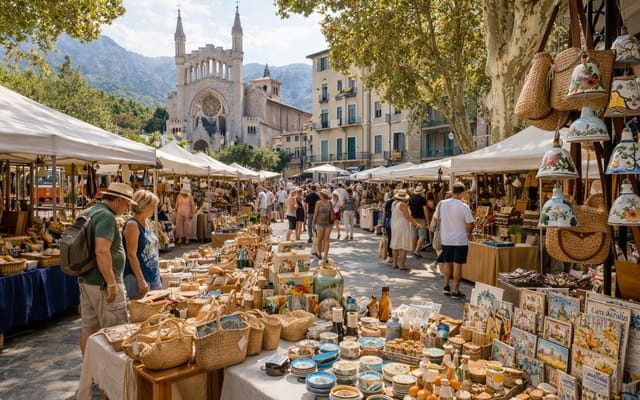 Artisan Market Sóller Mallorca Sunday, Markets, photo