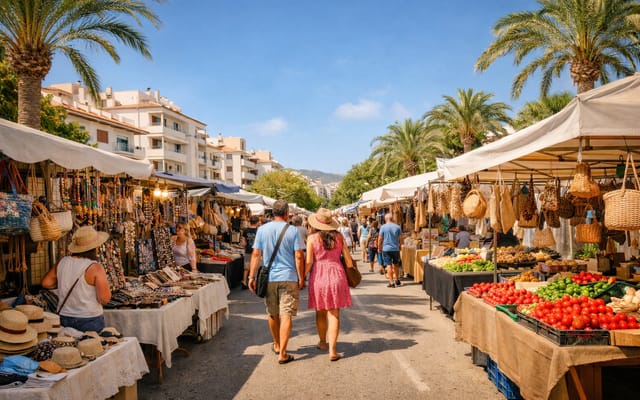 Weekly Market Santa Ponsa Mallorca, Markets, photo