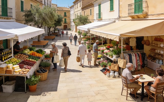 Weekly Market Algaida Mallorca, Markets, photo