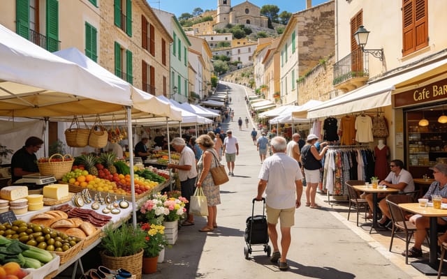 Weekly Market Andratx Mallorca, Markets, photo