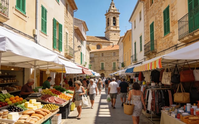 Weekly Market Calvià Mallorca, Markets, photo