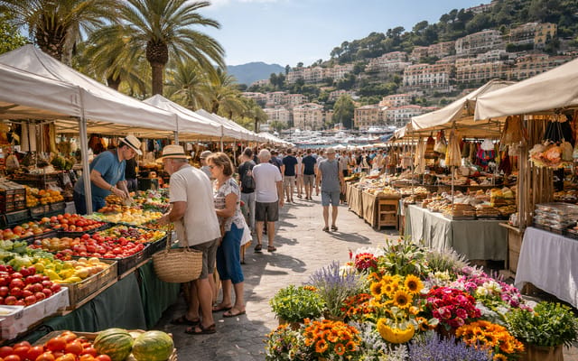 Weekly Market Port de Sóller, Markets, Mallorca, photo