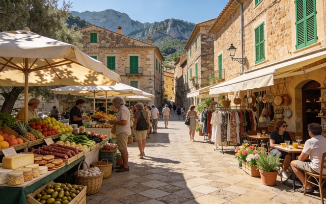 Weekly Market Valldemossa Mallorca, Markets, photo