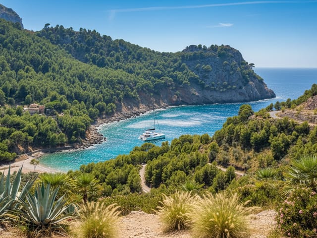 Cala Tuent, city, Escorca, Mallorca, photo