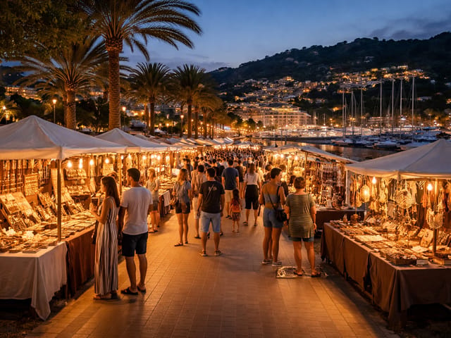 Night Market Cala Ratjada Mallorca, Cala Ratjada, Mallorca, photo