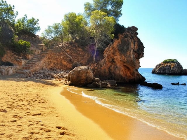 Platja de s'Hostalet, beach, Mallorca, photo