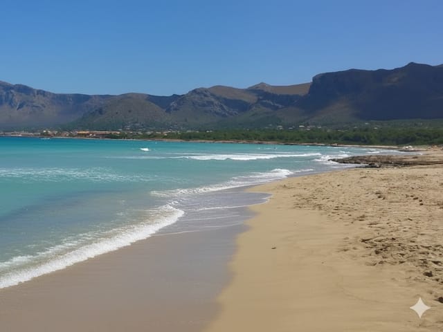 Playa de La Colonia de Sant Pere, beach, Mallorca, photo