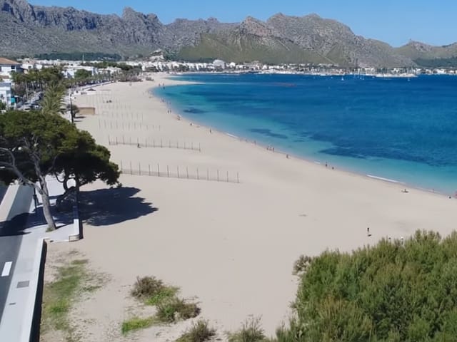 Playa De Port De Pollença, beach, Mallorca, photo