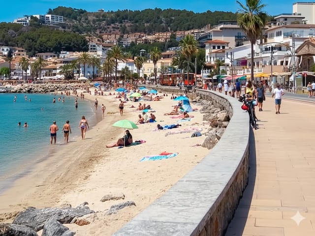 Playa de Port de Soller, beach, Mallorca, photo