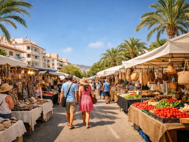 Weekly Market Santa Ponsa Mallorca, photo