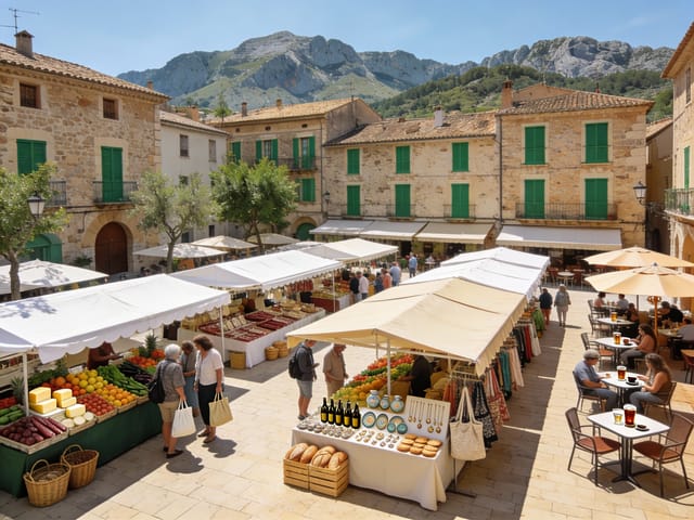 Weekmarkt Alaró Mallorca, Alaró, Mallorca, photo