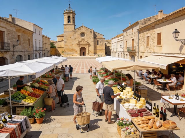 Weekly Market Binissalem Mallorca, photo