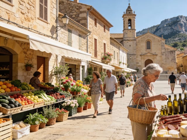 Marché hebdomadaire Caimari Majorque, Caimari, Mallorca, photo