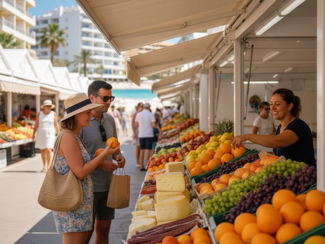 Veckomarknad Cala Millor Mallorca, Cala Millor, Mallorca, photo