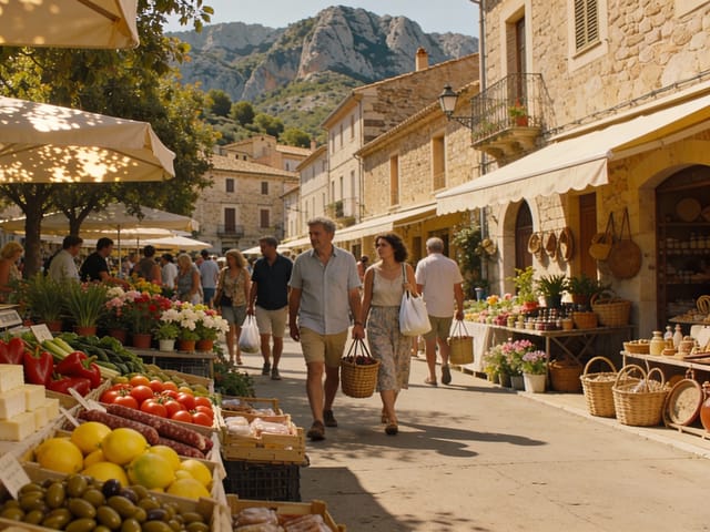 Weekly Market Esporles Mallorca, Esporles, Mallorca, photo