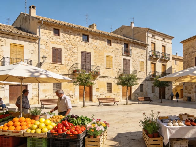 Weekly Market Llubí Mallorca, photo