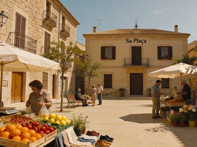Veckomarknad Maria de la Salut Mallorca, Maria de la Salut, Mallorca, photo
