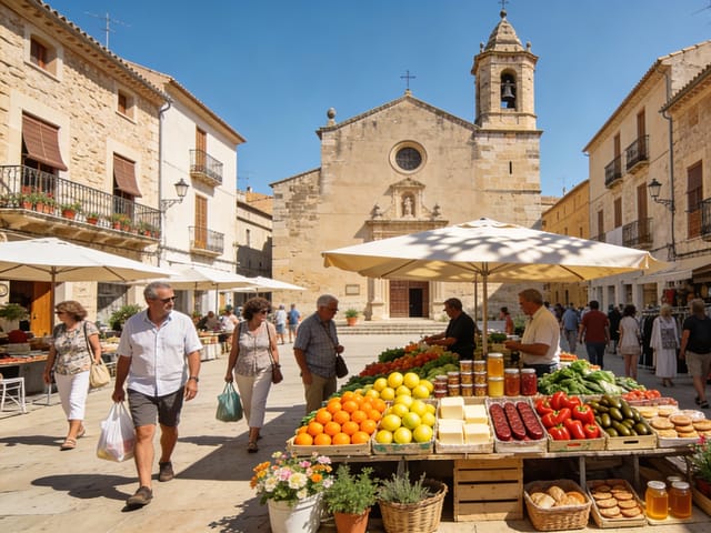Weekly Market Porreres Mallorca, photo