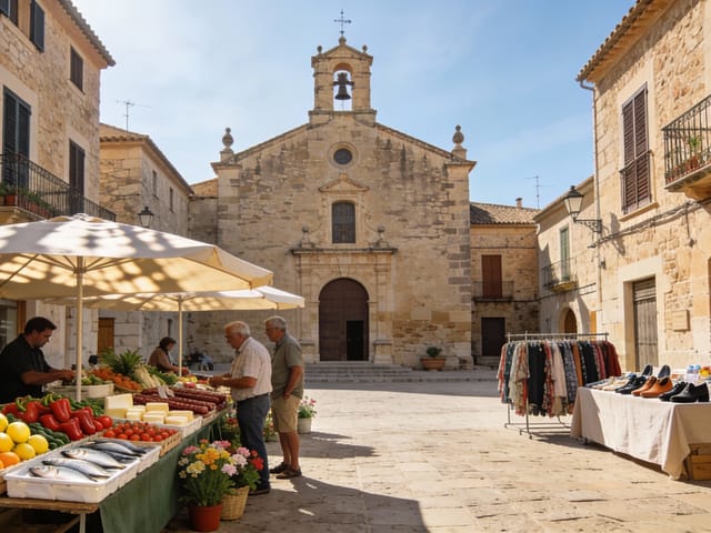 Weekly Market Sant Joan Mallorca, photo