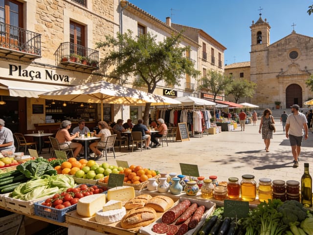 Weekly Market Santa Maria del Camí Mallorca, photo