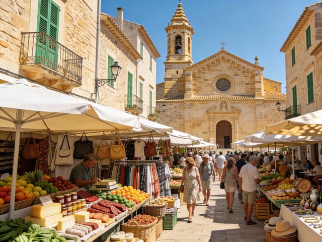 Wochenmarkt Santanyí Mallorca, Santanyi, Mallorca, photo